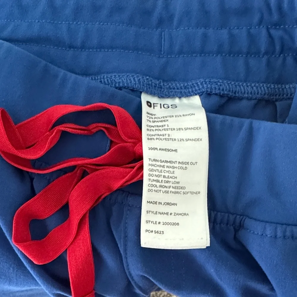 Women’s Winning Blue Jogger Pants with Red Drawstring